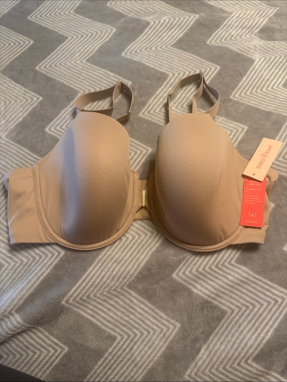 NWT Third Love Front Close T-Shirt Bra    40E Everyday Support Comfort NWT